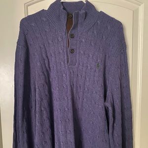 Half Button up Ralph Lauren Polo sweater